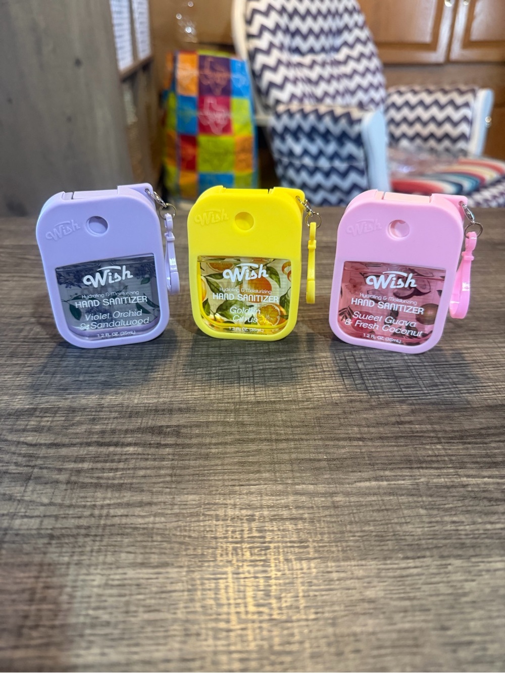 Wish Pocket Hand Sanitizer Trio - Lavender, Yellow, Pink